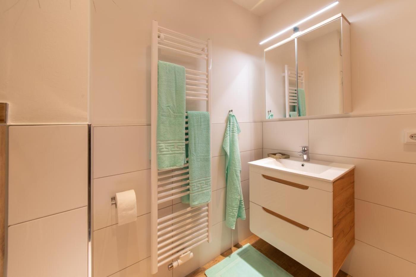 Ferienwohnung Kleine Strandkoje Haffkrug Bagian luar foto