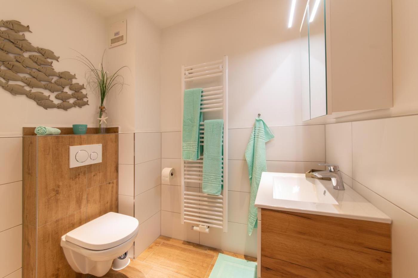 Ferienwohnung Kleine Strandkoje Haffkrug Bagian luar foto