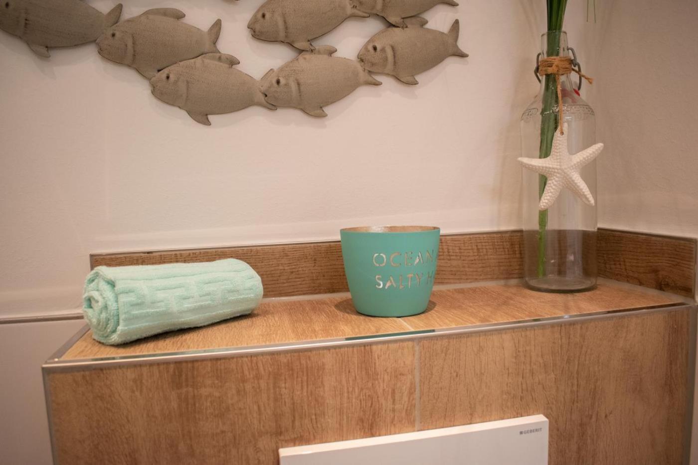 Ferienwohnung Kleine Strandkoje Haffkrug Bagian luar foto