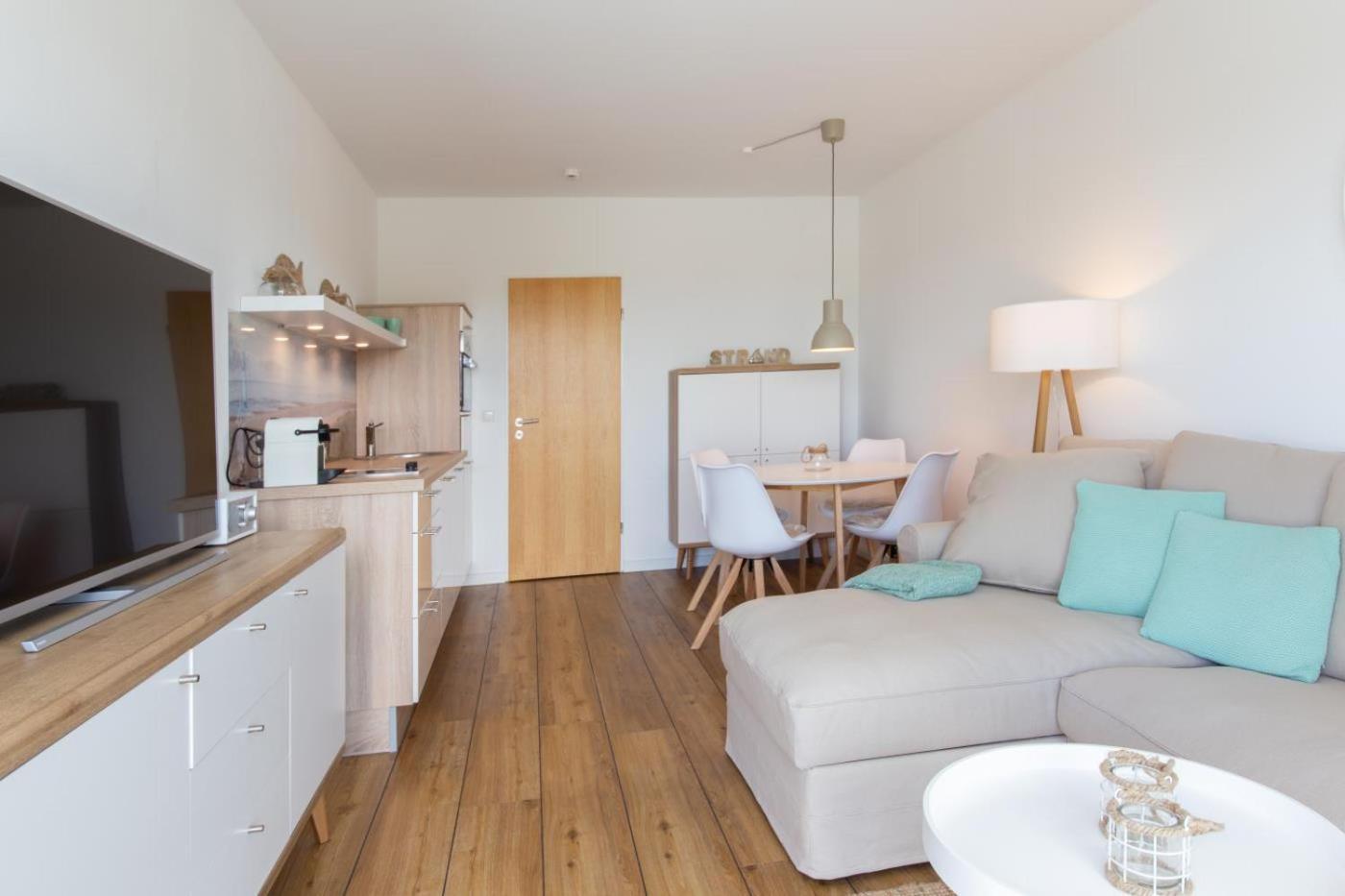Ferienwohnung Kleine Strandkoje Haffkrug Bagian luar foto